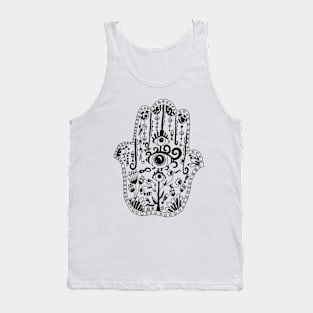 Hamsa hand amulet Tank Top